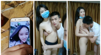 雙飛玩操極品美乳嫩模姐妹花扛腿啪啪猛操內射 精液流出