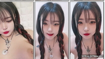腿上蛇紋身外表清純很騷小姐姐 ，長髪及腰脫掉小背心扭動，肉肉身材柔軟大奶 ，掰穴特寫揉搓 ，看著很是誘惑