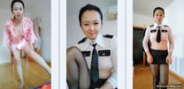 寒假下海的語文老師、小少婦很騷：怎麽我離婚你要娶我啊，你要娶我我就離婚，我會噴水啊。白漿淫流一地，騷死哦，老公滿足不了！