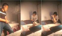 大叔保健會所找美女技師精油開背 談好價錢直接開砲