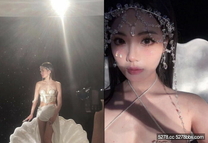 云端泄密 高顏值模特女友接受綠帽男友的4P要求，黑絲女僕交換互插