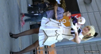 偷拍cosplay展的裙底