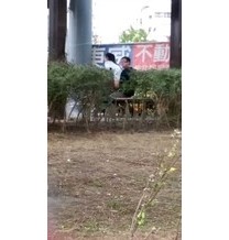 為了省錢還是為了刺激，某知名大學生公園長椅上性交被偷拍