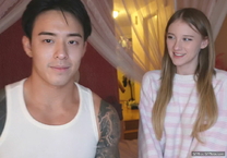 Titus low x Melody Marks 和女友玩石頭剪刀布，輸了就要為對方服務