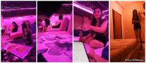 坐標長春路邊小旅館休息了幾天的嫖妓牛人王胖子潛入按摩會所偷拍連幹兩個坐檯小姐