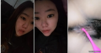 【封校在學校】，一直待在寢室悶壞了，大三學生妹，跳蛋自慰，白漿一直流不停，露臉，真實