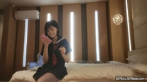 【精品獵艷】阿良探花 - 爆乳蘿莉妹子欠錢下海 黑絲JK可愛極了 各種姿勢抱起來狂插 Q彈後入榨射了