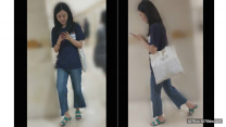 流出高級商場廁所TP偷拍美女系列 黑衫長髮美眉逼型飽滿 尿尿有力 高清