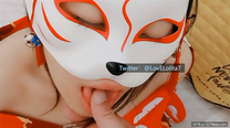 【最強極品獨家】超人氣大神『LovELolita』新作-虐操和服面罩妹子 口爆裹射 高清