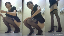 前景廁所TP偷拍絲襪 黑絲制服美女噓噓 絕對極品.....
