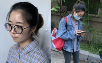 某大學眼鏡學姐與渣男同居日常不雅自拍曝光玩足交特別聽話
