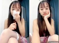 【奶油泡泡糖】年輕活力清純美女 饅頭B 少量逼毛 饞人 手指自摸自慰掰穴 擼到精盡人亡