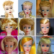 芭比娃娃56年的進化　看出時代審美觀的變化