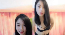 漂亮雙胞胎親姐妹雙人直播大秀 兩人長得一模一樣的 身材都很苗條 一起自慰 十分誘人