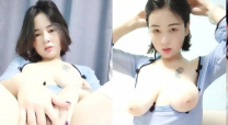 豐滿身材短髮巨乳少婦情趣裝 白色絲襪沙發上自摸逼逼道具口交誘惑
