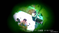 情趣酒店綠葉森林房偷拍眼鏡男下班約炮大奶女同事開房過夜