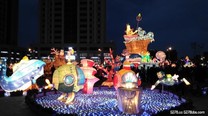台灣燈會創意燈區 領民眾悠游海洋
