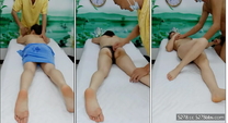 性生活得不到滿足得少婦姐姐去（閨蜜介紹）按摩館找男技師做特殊服務