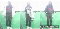 妹子大冬天在天台挑戰耐寒 脫光衣服看誰能堅持時間更久