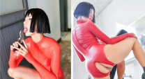 著名攝影師L.P唯美劇情私拍膠衣女特工凌辱 玩虐極品海鮮名模美鮑阿朱 高清