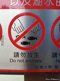 請不要動物