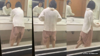 醫院女廁TP偷拍白衣粉裙妹妹噓噓....