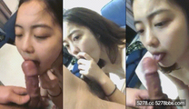 可愛小女友在家吃雞巴略顯青澀 有調教的潛力 這小表情很可愛 男友拿大雞巴逗著玩呢