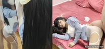 最美窈窕身材小魔女意外露臉▌雞蛋餅▌性感白絲蜜臀迎擊肉棒 鏡中後入好羞恥 內射鮮鮑精液湧出