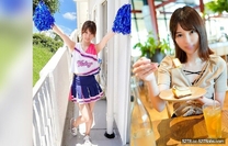 拉拉隊性慾MAX(20歲)苗條美少女女大學生(21歲)性慾全開變態痙攣中出個人攝影[有]