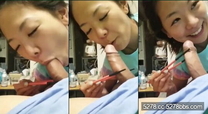 吃上洋屌了好久沒有用筷子真好用洋屌練練手 看大姐笑的多開心