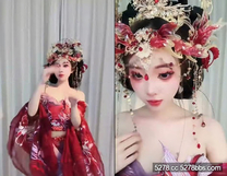 全網第一騷蘿，年後正式復出【炫邁】古裝cos自慰噴水，越來越騷了