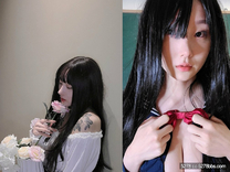 極品流出材貌並存網紅美少女▌Suyeon ▌女僕白絲吊帶 極緻美腿彎弓射逼 白虎嫩逼吞吐肉棒異常享受