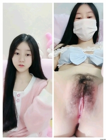 鄰家妹妹甜美少女！ 難得大尺度誘惑！ 白嫩奶子多毛粉穴，張開雙腿掰開，翹起屁股特寫，嫩穴待開發