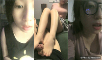 美乳大奶眼鏡娘,躺下就可以享受,主動坐上來去動,奶子被幹的甩來甩去