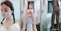 九頭身【170cm頂級美腿女神】第一騷女衛生間自慰，振動棒猛操高潮多次狂噴，美臀騎坐，假屌深插騷逼