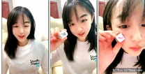 小虎牙清純乖巧19學生妹 ，新到的情趣套裝 ，開檔內褲掰開粉穴 ，兩根手指猛扣，浪叫呻吟表情很享受 ，高潮衝刺水聲嘩嘩