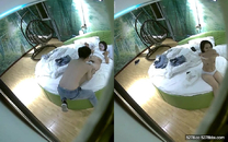 特色竹林主題酒店偷拍小情侶開房激情肉戰亮點是騷妹子呻吟聲和發騷的樣子已經干完了她還在那模仿被操時的動作